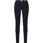 Schwarze s.Oliver Skinny Jeans mit Reißverschluss aus Denim für Damen Größe S Weite 42, Länge 30 