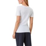 Weiße Casual s.Oliver Nachhaltige T-Shirts aus Jersey für Damen Übergrößen 