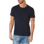 Blaue Casual Kurzärmelige s.Oliver Rundhals-Ausschnitt T-Shirts aus Jersey für Damen Größe M 