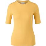 Gelbe s.Oliver Nachhaltige T-Shirts aus Jersey für Damen Größe XL 