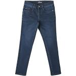 Reduzierte Blaue s.Oliver Junior Slim Jeans für Kinder aus Baumwolle für Jungen Größe 164 