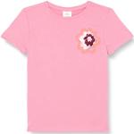 Fliederfarbene s.Oliver Junior Pailletten Shirts für Kinder mit Pailletten aus Jersey für Mädchen Größe 122 