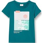 Türkise s.Oliver Printed Shirts für Kinder & Druck-Shirts für Kinder aus Jersey für Mädchen Größe 110 