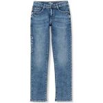 Reduzierte Blaue s.Oliver Junior Slim Jeans für Kinder aus Denim für Jungen Größe 140 