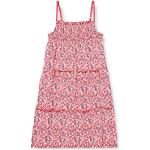 Pinke Blumenmuster s.Oliver Junior U-Ausschnitt Spaghettiträger Kleider für Kinder für Mädchen Größe 122 