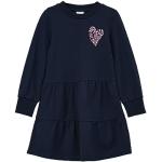 Blaue s.Oliver Junior Volantkleider für Kinder & Kinderstufenkleider mit Volants für Mädchen Größe 128 