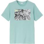 Reduzierte s.Oliver Junior T-Shirts mit Knopf aus Jersey für Herren Größe S 