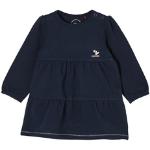 Reduzierte Blaue s.Oliver Volantkleider für Kinder & Kinderstufenkleider mit Volants aus Jersey für Mädchen Größe 62 