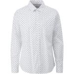 Weiße Langärmelige s.Oliver Kentkragen Hemden mit Kent-Kragen aus Baumwolle für Herren Größe XL 