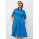 Royalblaue Kurzärmelige s.Oliver Mini Minikleider & kurze Kleider aus Baumwolle für Damen Größe XS 