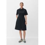 Schwarze Kurzärmelige s.Oliver Mini Minikleider & kurze Kleider aus Baumwolle für Damen Größe XS 