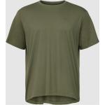 Olivgrüne Unifarbene s.Oliver T-Shirts aus Baumwolle für Herren Größe 3 XL Große Größen 