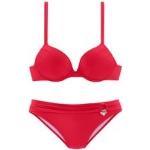 Rote s.Oliver Push Up Bikinis für Damen Größe XS 