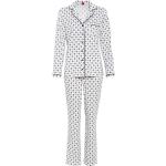 Weiße s.Oliver Damenschlafanzüge & Damenpyjamas mit Knopf Größe S 