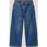 Blaue s.Oliver RED LABEL Baggy Jeans für Kinder aus Baumwolle Größe 134 