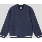 Marineblaue s.Oliver RED LABEL Mini Stehkragen College Jacken für Kinder & Baseball Jacken für Kinder für Jungen Größe 140 