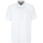 Weiße Kurzärmelige s.Oliver RED LABEL Kentkragen Hemden mit Kent-Kragen für Herren Größe L 