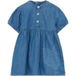 Blaue s.Oliver RED LABEL Midi Rundhals-Ausschnitt Kinderkleider Größe 80 