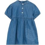 Blaue s.Oliver RED LABEL Midi Rundhals-Ausschnitt Kinderkleider Größe 86 