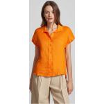 Orange s.Oliver RED LABEL Hemdblusen aus Leinen für Damen Größe L 