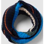 Reduzierte Marineblaue s.Oliver RED LABEL Loop-Schals für Kinder & Kinderschlauchschals aus Baumwollmischung für Jungen 