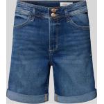 Dunkelblaue s.Oliver RED LABEL Jeans-Shorts aus Baumwollmischung für Damen Größe M für den für den Sommer 