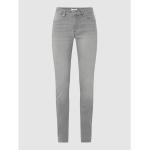Hellgraue s.Oliver RED LABEL Skinny Jeans mit Reißverschluss aus Baumwollmischung für Damen Größe XS Weite 44, Länge 30 