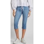 Hellblaue s.Oliver RED LABEL Capri-Jeans aus Baumwollmischung für Damen Größe XS 