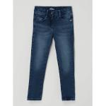 Reduzierte s.Oliver RED LABEL Slim Jeans für Kinder aus Baumwollmischung Größe 104 