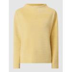 Reduzierte Gelbe s.Oliver RED LABEL Stehkragen Damensweatshirts aus Baumwollmischung Größe XL 