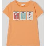 Orange s.Oliver RED LABEL Printed Shirts für Kinder & Druck-Shirts für Kinder aus Baumwolle für Mädchen Größe 140 
