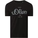 Schwarze s.Oliver RED LABEL Bio T-Shirts aus Baumwolle für Herren Größe 3 XL 
