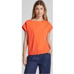 Korallenrote s.Oliver RED LABEL T-Shirts aus Baumwolle für Damen Größe XS 