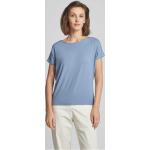 Blaue s.Oliver RED LABEL T-Shirts aus Viskose für Damen Größe S 