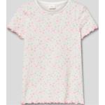 Weiße s.Oliver RED LABEL Kinder T-Shirts aus Baumwolle für Mädchen Größe 116 