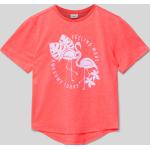 Pinke s.Oliver RED LABEL Kinder T-Shirts aus Baumwolle für Mädchen Größe 140 