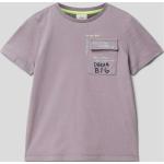 Lila s.Oliver RED LABEL Kinder T-Shirts aus Baumwolle für Jungen Größe 104 