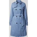 Hellblaue s.Oliver RED LABEL Trenchcoats aus Polyester für Damen Größe L für den für den Herbst 