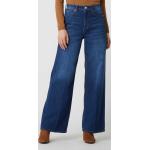 Blaue Loose Fit s.Oliver RED LABEL Bio Wide Leg Jeans & Relaxed Fit Jeans aus Denim für Damen Größe XS Weite 42, Länge 32 