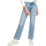 Reduzierte Blaue s.Oliver High Waist Jeans aus Baumwolle für Damen Größe L 