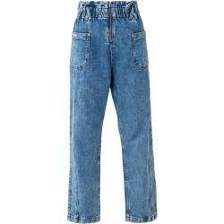 S.Oliver Regular: Jeans mit Paperback-Bund (2119921.56Z3) blau