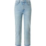 Blaue s.Oliver RED LABEL 5-Pocket Jeans mit Reißverschluss aus Baumwolle für Damen Größe M 