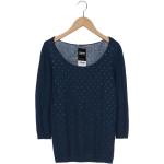 Reduzierte Marineblaue s.Oliver Selection Wollpullover aus Wolle für Damen Größe XS 