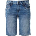 Blaue s.Oliver Denim Stretch-Jeans mit Reißverschluss aus Denim für Damen Größe S 