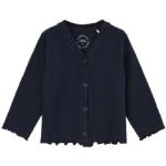 Reduzierte Blaue s.Oliver V-Ausschnitt Kinderübergangsjacken aus Baumwolle maschinenwaschbar für Mädchen Größe 68 