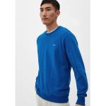Blaue Langärmelige s.Oliver Herrensweatshirts aus Baumwollmischung Größe M 