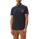 Reduzierte Marineblaue Casual Kurzärmelige s.Oliver T-Shirts aus Baumwolle für Herren Größe S 