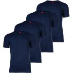 Marineblaue s.Oliver Rundhals-Ausschnitt T-Shirts für Herren Größe XL 4-teilig 