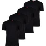 Schwarze s.Oliver Rundhals-Ausschnitt T-Shirts für Herren Größe XL 4-teilig 