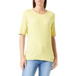 Gelbe s.Oliver T-Shirts aus Baumwolle für Damen Größe S 